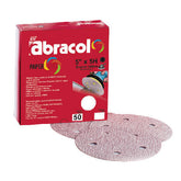 DISCO VELCRO ROJO ABRACOL #80 5X5H