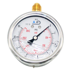MANOMETRO C/GLICERINA 0-240PSI 3822-016