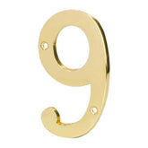 NUMERO ''9'' 4'' LATON AMIG 2678