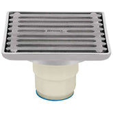REJILLA CUAD ACERO INOX 4" RS-701- 49428