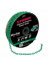 CADENA PLASTICA 3MM VERDE FIERO 44164