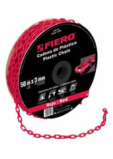 CADENA PLASTICA 3MM ROJA FIERO 44166