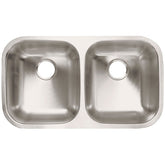 FREGADERO P/EMP ACERO INOX DOBLE T 45176