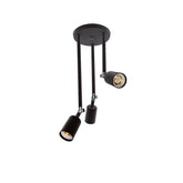 LAMP COLG POINTER NEGRO 3XE27 24924