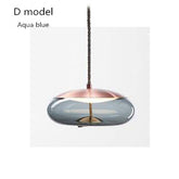 LAMPA COLGAN PL007 WBLUE/RGOLD 30X14.5CM