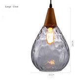 LAMPARA COLGANTE PL042 CLEAR 20CM