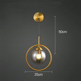 LAMP APLIQ PAR PL073 SMOKAY GRAY 25X30CM