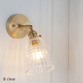 LAMPARA APLIQUE PARED PL100 GOLD 12X13CM