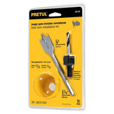 JUEGO P/INSTA CERRADURA 3PZ PRETUL 23549