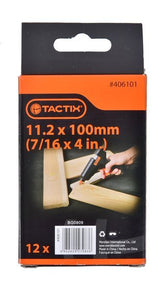 BARRA SILICON 7/16X4 TACTIX 406101 12PZ