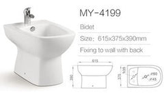 BIDET 1H  BLANCO MY-4199