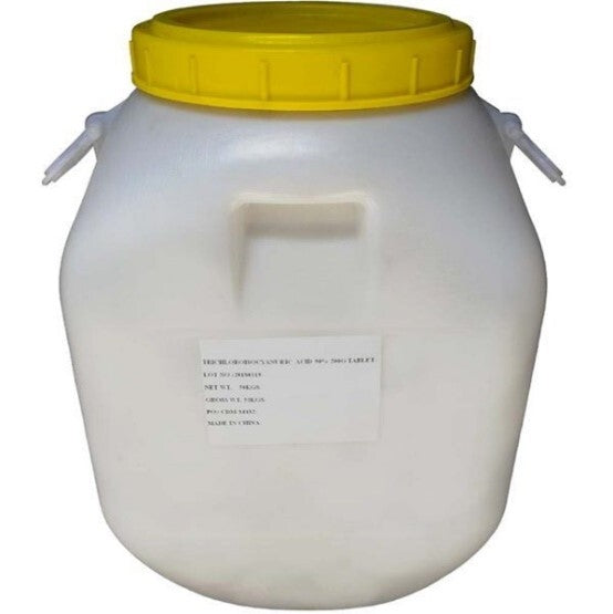 PASTILLA DE CLORO  CANECA 50KG 250UND