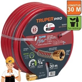 MANGUERA 4  CAPAS 3/4X30 TRUPER T100149