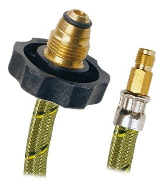 TUBO ACERO FLEX. P/GAS 7/16 60CM EAG-D60