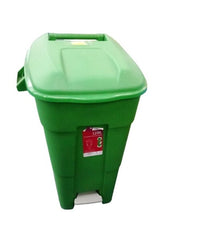 ZAFACON C/RUEDA Y PED VERDE 120L 426001