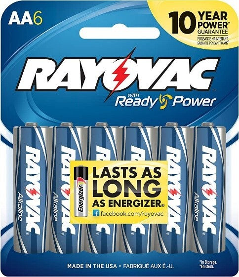 PILA RAYOVAC AA-6 815-6LA