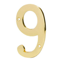 NUMERO ''9'' 4'' LATON AMIG 2678