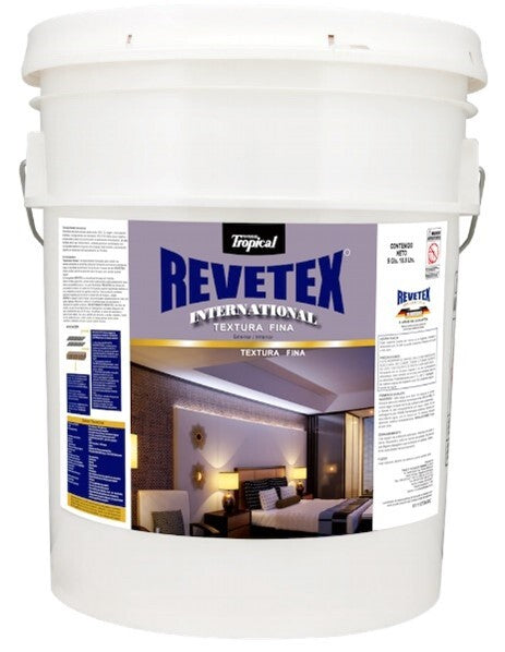 PINT. TROPICAL REVETEX GRUESO BCO.5 GLS.