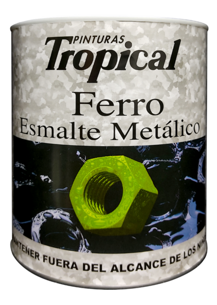 PINTURA FERRO TROP. GRIS GL