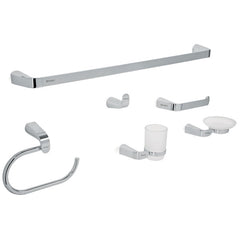 SET ACCESORIOS BANOS 6PZS CROMO 45211