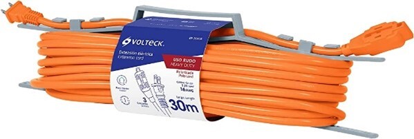 EXTENSION VOLTECK 100' NARANJA ER-30X16