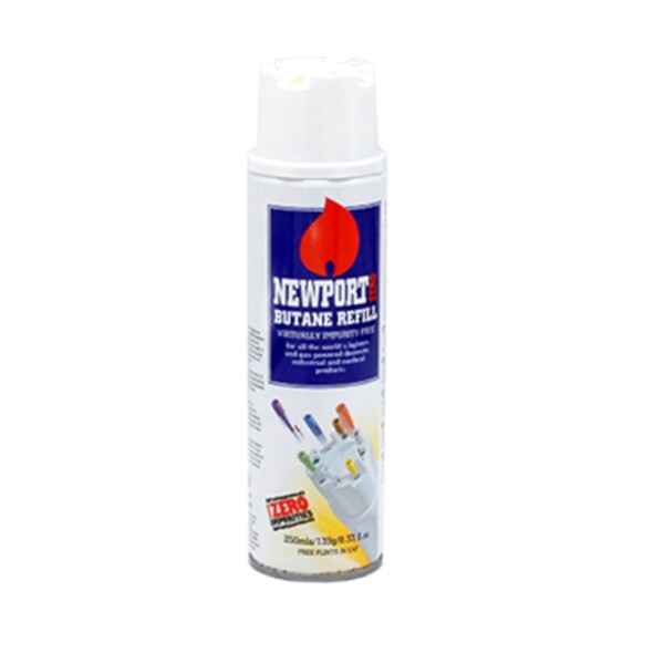 GAS BUTANO P/ENC NEWPORT 250ML