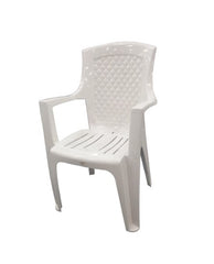 SILLA PLAST C/BRA POLTRON S002-A-BLANCA*