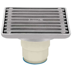 REJILLA CUAD ACERO INOX 4" RS-701- 49428