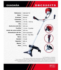 DESBROZADORA DUCATI DBC5201T**