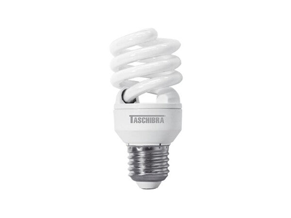 BOMBILLO TASCHIBRA ESPIRAL 15W 65K 127V