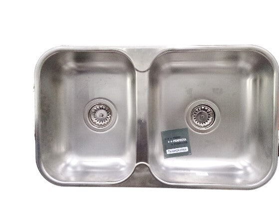 FREGADERO TRT PRIME DOBLE RECT 31X15.5