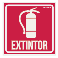 LETRERO PLAST ADVE EXTINTO LIN-08 18434