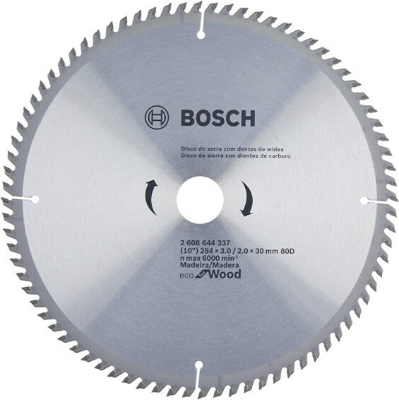 DISCO SIERRA BOSCH ECO 10' X 80D  4337
