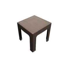 MESA AUXILIAR TIPO RATTAN MARRON RATMA