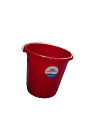 CUBETA C/TAPA ROJO 9 LITROS****