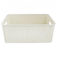 CANASTA RATTAN #3 BLANCO