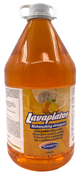 LAVAPLATOS LIQUIDO NARANJA GL CLAUDETTE