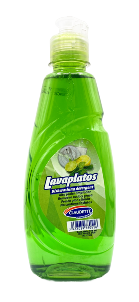 LAVAPLATOS LIQ LIMON 375ML C/DISP CLAUDE