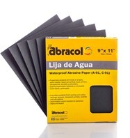LIJA DE AGUA #120 ABRACOR 500 HOJAS