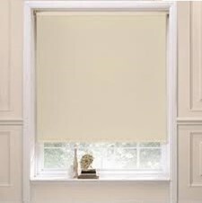 CORTINA ENROLL BLACKOUT 84X60 CREMA