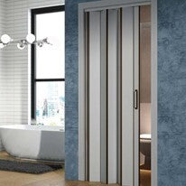 PUERTA PLEGAB R00285025 84X210 GRIS LISA