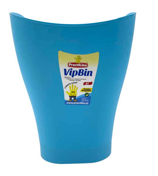 PAPELERA VIPBIN 8L AZUL BEBE 02040925