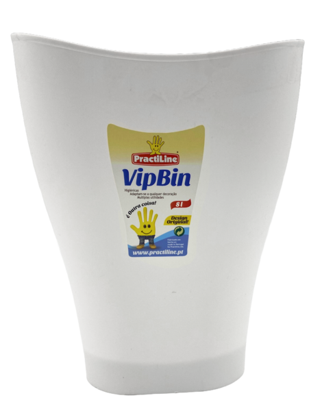 PAPELERA VIPBIN 8L BLANCA 02040906