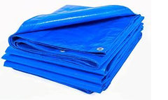 LONA AZUL EL FUERTE  PLASTICA 6X8'