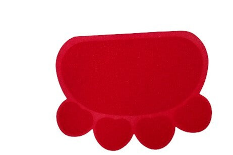 ALFOMBRA 45-60 C/DISENO HUELLA ROJA