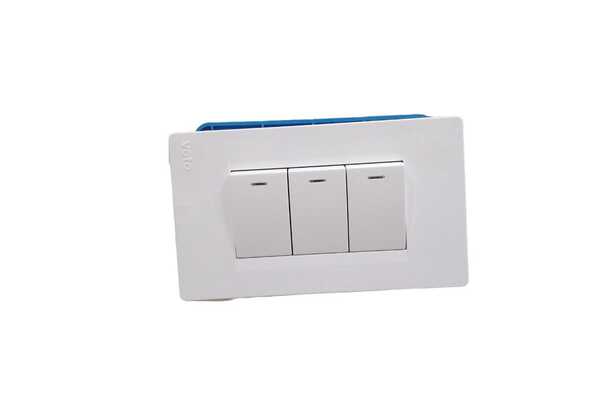 INTERUPTOR TRIPLE VETO PREMIUN BCO 16054
