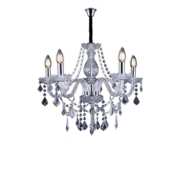LAMP COLGANTE GLAM 5XE14  TRASP 24977