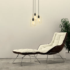 LAMP COLG SQUARE 3XE27 24984