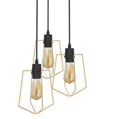 LAMP COLG TRAPEZE 3XE27 24985