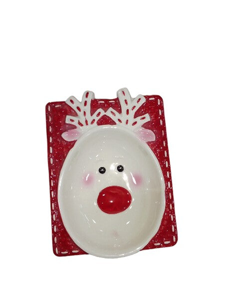 PLATO VENADO 17*12CM VM ABC656